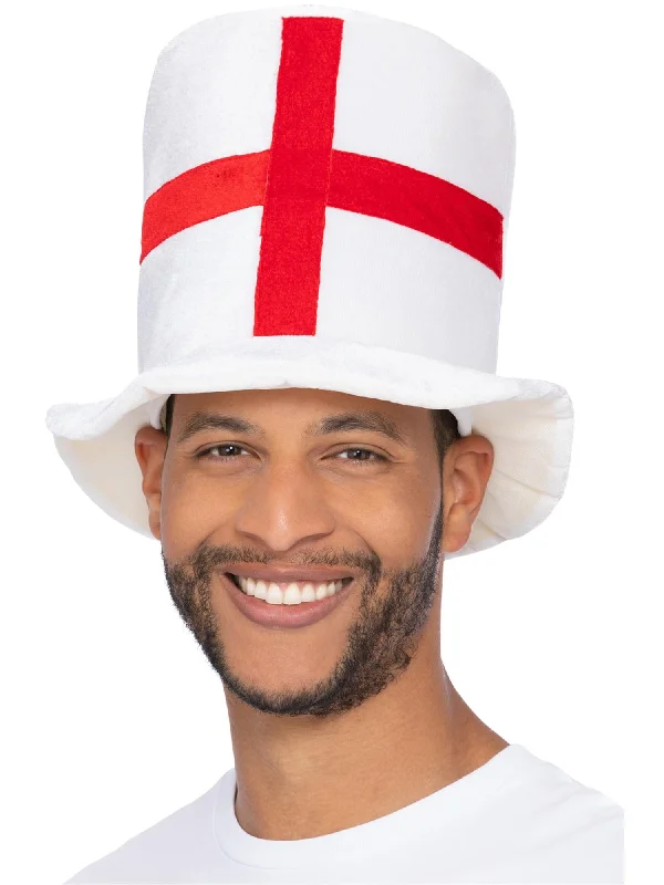 Deluxe England Flag Top Hat