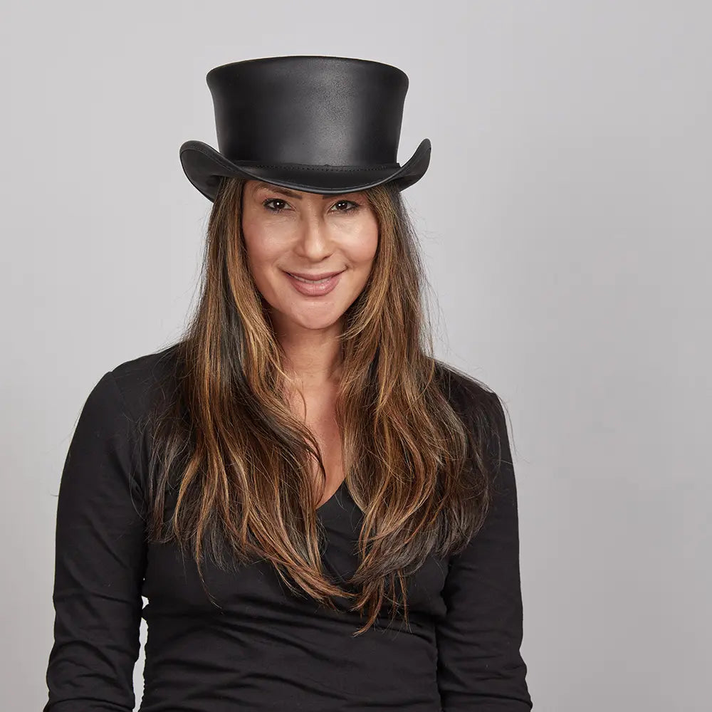 Marlow | Womens Leather Top Hat