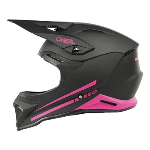 ONEAL 25 1SRS HELM SOLID V.25 - MATTE BLK/PNK